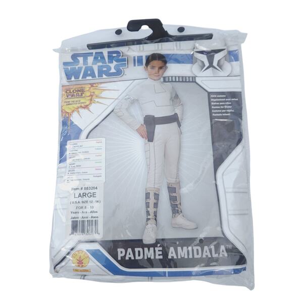 RUBIES Star Wars Gils Padme Amidala Halloween Costume Large for 8-10 Years - Picture 1 of 3